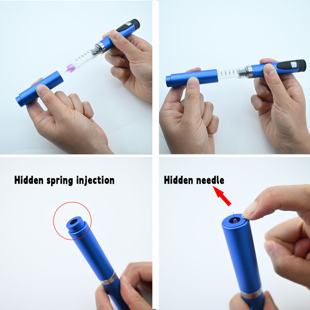 Reusable Metal Injection Pen V2 – Compatible with 3 mL Cartridges
