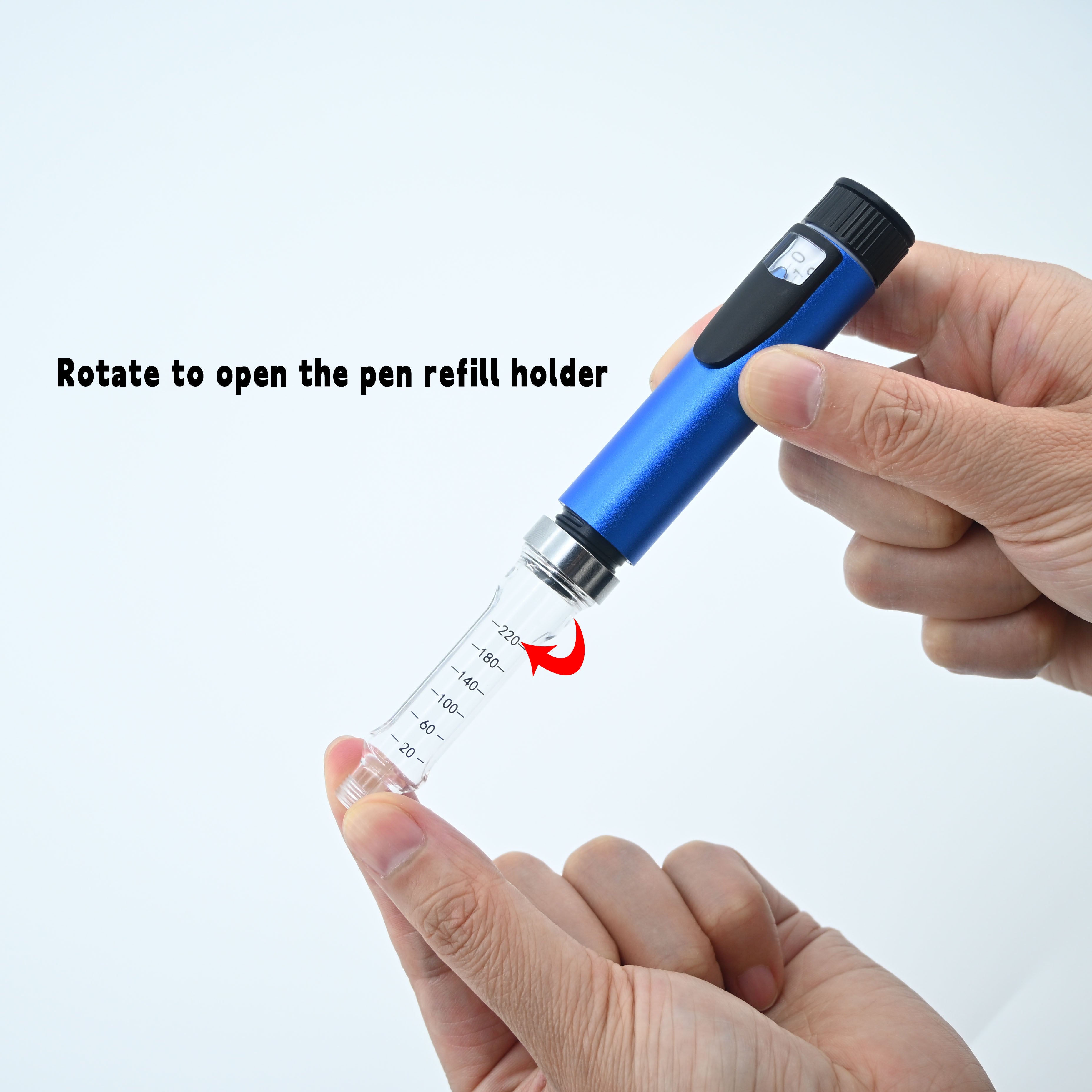 Reusable Metal Injection Pen V2 – Compatible with 3 mL Cartridges