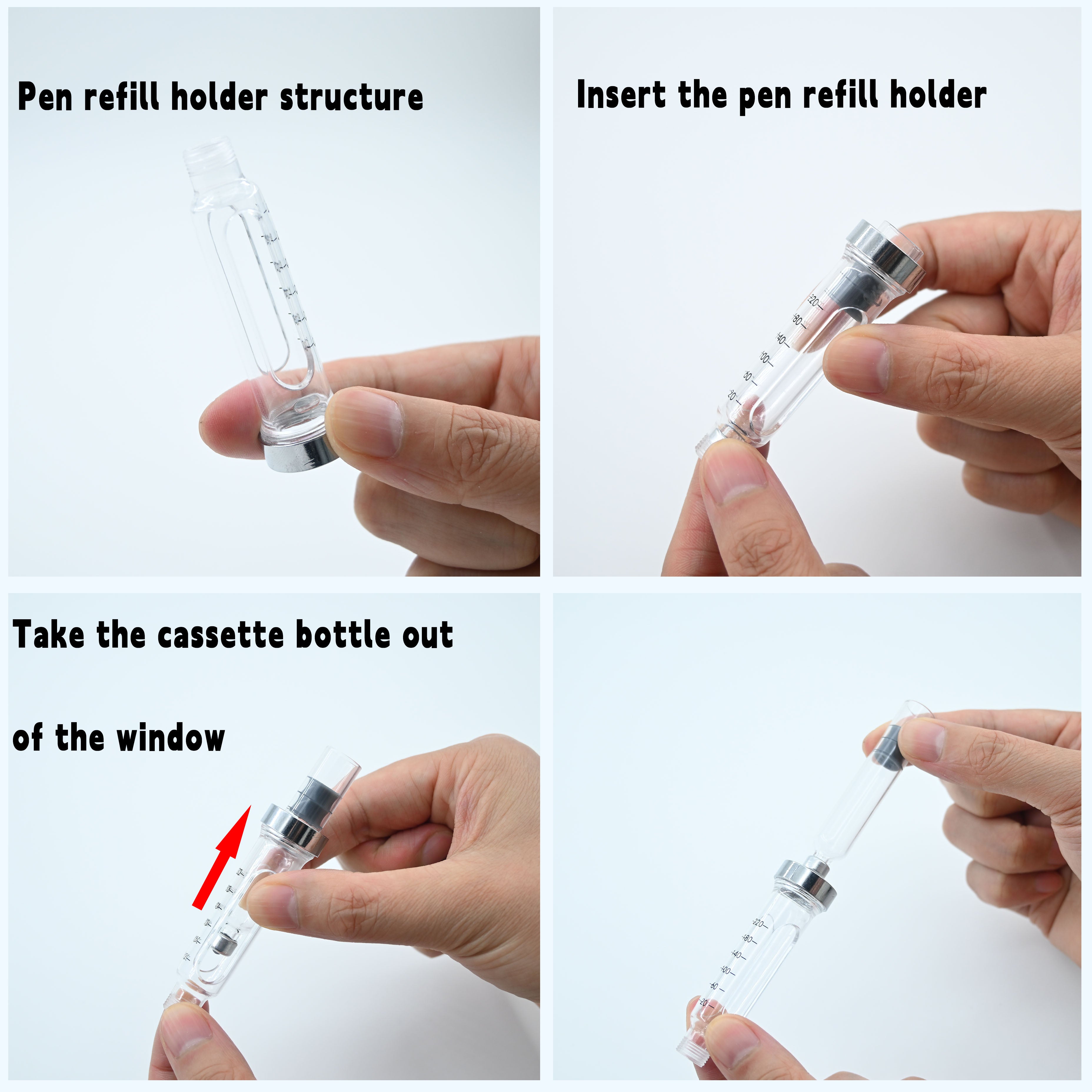 Reusable Metal Injection Pen V2 – Compatible with 3 mL Cartridges
